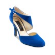 Nueva Epoca Reyna dames dansschoenen royaal blauw suede indigo