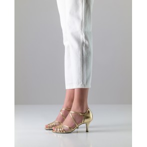 Nueva Epoca Sierra dames dansschoenen latin salsa tango goudkleurig metallic