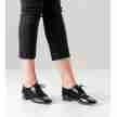 Werner Kern Taylor dames dansschoenen lederen zool plat lage hak comfort zwart