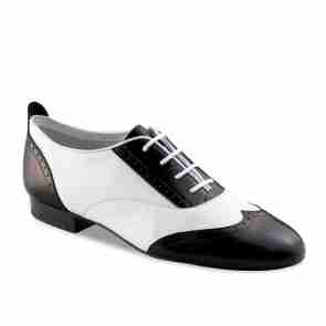 Werner Kern Taylor Dames Dansschoenen met Lederen Zool Zwart-Wit