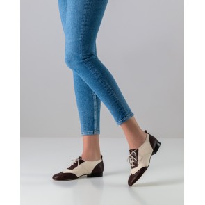 Werner KernTaylor 1,5 cm lage hak dansschoenen voor dames leren zool vetersluiting