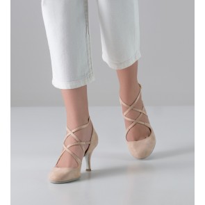 Nueva Epoca Valeria dames dansschoenen dichte neus rond meerdere bandjes rond de wreef