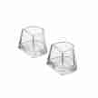 Anna Kern transparante hakbeschermers voor dames dansschoenen 6 cm hak