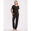 Temps Danse Badine dames dansshirt wide fit yoga pilates zwart