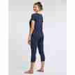 temps danse badine donkerblauw shirt yoga dames