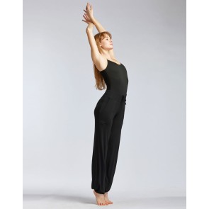 Temps Danse Bari dames broek zwart zijkant