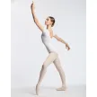 Temps Danse Madras dames viscose balletpakje wit ronde hals 
