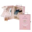 Moulin Roty Ballerina Muis met Garderobe Koffertje volledige-set