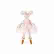 Moulin-Roty-Ballerina-Muis-met-roze-Garderobe-Koffertje