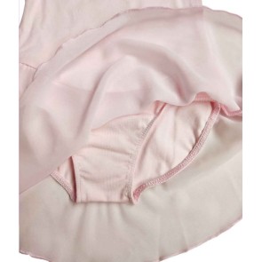 Alista roze Balletpakje met een roze rokje voor Meisjes Elsa met een broekje aan de binnenkant