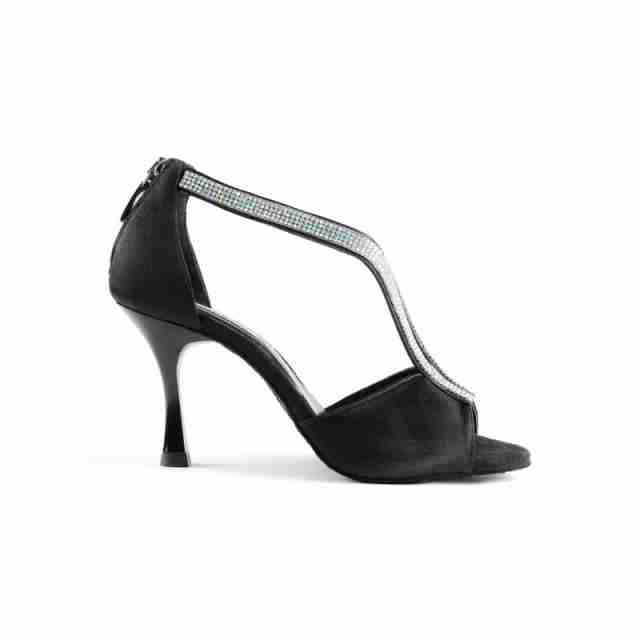 Portdance PD806 Pro Premium Latin Dansschoenen Dames Zwart