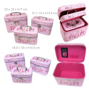 Alista Dancer Basics  Alista Set van Drie BeautyBox met print Ballet