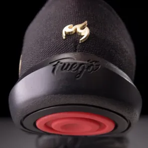 Fuego volledig zwarte splitzool veters