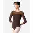 Lulli LUB859 Iris balletpak driekwartmouwen mesh