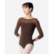 Lulli LUB859 Iris balletpak driekwartmouwen mesh