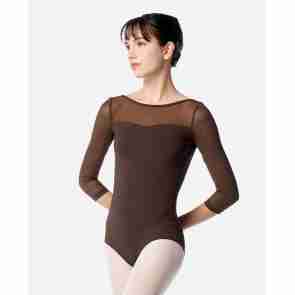 LULLI Lulli LUB859 Iris balletpak met mesh driekwart mouwen