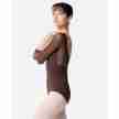 Lulli LUB859 Iris balletpak driekwartmouwen mesh zijkant