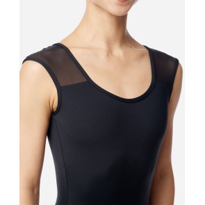 Lulli LUB678 balletpak voor dames mesh rug ronde hals 