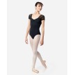 Lulli Dames Short sleeve Leotard Valeria zwart