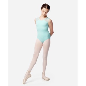 Lulli Meisjes Cap Sleeve Leotard Georgia LUF685C lichtblauw