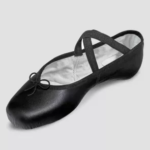 Bloch Heren Precision Lederen Balletschoenen S0230M zweart bovenm