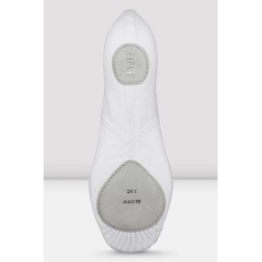 Bloch Heren Perfectus Canvas Balletschoenen S0233M wit zool