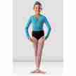 Bloch Meisjes Long Sleeve Wrap BU501C zeeblauw