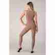 Bloch TCO1801 lange legging voor volwassenen beige achterkant 