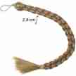 Alista Hair Braid With Hair Bobbles licht bruin