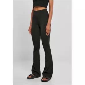 Urban Classics Ladies Recycled High Waist Flared Leggings side left