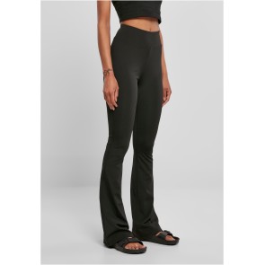 Urban Classics Ladies Recycled High Waist Flared Leggings side right