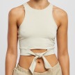 Urban Classics Ladies Cropped Knot Top