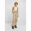Urban Classics Ladies Cropped Knot Top softseagrass