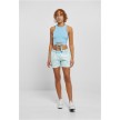 Urban Classics Ladies Cropped Knot Top balticblue