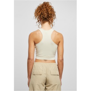 Urban Classics Ladies Cropped Knot Top softseagrass rug