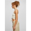 Urban Classics Ladies Cropped Knot Top softseagrass links