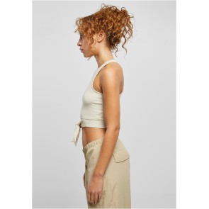 Urban Classics Ladies Cropped Knot Top softseagrass links