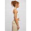 Urban Classics Ladies Cropped Knot Top softseagrass recht
