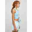 Urban Classics Ladies Cropped Knot Top balticblue rechts