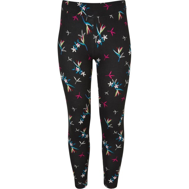Meisjes zachte AOP Legging met bloemen