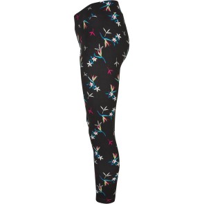 Urban Classics Meisjes zachte AOP Legging linkerkant
