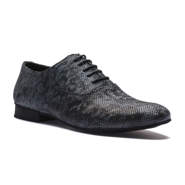 Rumpf Miguel 2156 Black Snake heren Dansschoenen punt neus