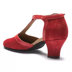 Rumpf Dames Rode Swing Schoenen 9236 hak 5 cm