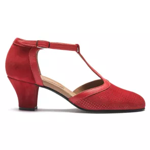 Rumpf Dames Rode Swing Schoenen 9236 zijkant