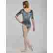 Temps Danse Dames Velvet Balletpak Nila zilver