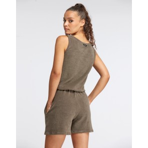 Temps Danse Dames French Terry Combishort Calypso bruin achter