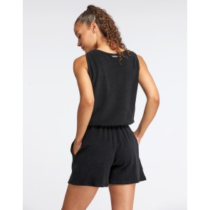 Temps Danse Dames French Terry Combishort Calypso zwart rug