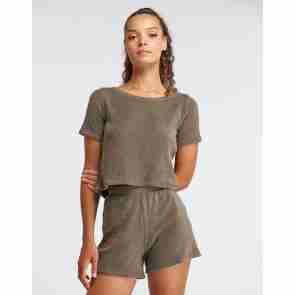 Temps Danse Caprice Crop top met ronde hals