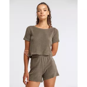 Temps Danse Caprice Crop top met ronde hals