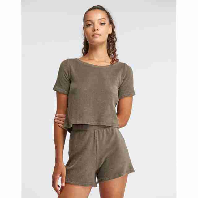 Temps Danse French Terry T-Shirt Caprice bruin